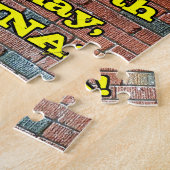 16誕生日:おもしろいグラフィティインスパイア – レインボー16 ジグソーパズル (側面)