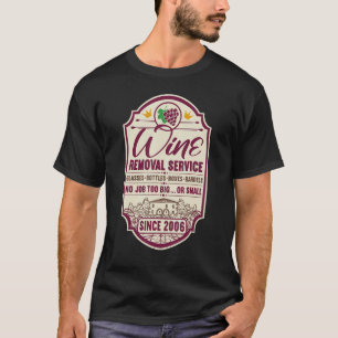 16誕生日IラベルワインデカンターIワインリムーバル Tシャツ