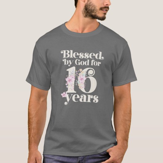 16賛美年間の神による Tシャツ (正面)