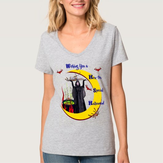 16進の特別なハロウィーンTシャツをお望み Tシャツ (正面)