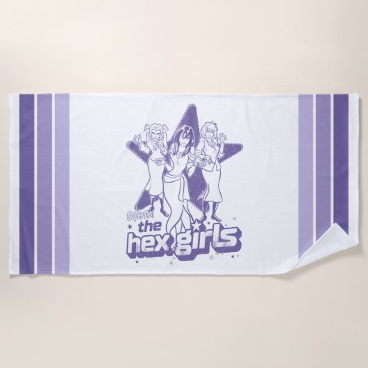16進ガールズスターパワー ビーチタオル (正面)