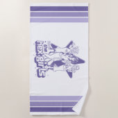 16進ガールズスターパワー ビーチタオル (正面)