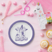 16進ガールズスターパワー ペーパープレート (パーティー)