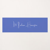 16進コードの色名前をカスタムするデザイナ ヨガマット (裏面(横))