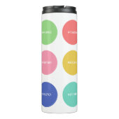 16進コードデザイナータンブラーのかわいい色 タンブラー (裏面)