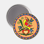 16進サインオランダ鳥 マグネット (正面/裏面)