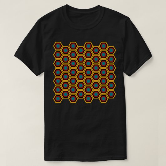 16進パターン1 Tシャツ (デザイン正面)