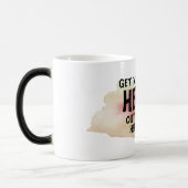 16進マグカップを手に入れる – ウィッチーハロウィーンユーモアコーヒー モーフィングマグカップ (左)