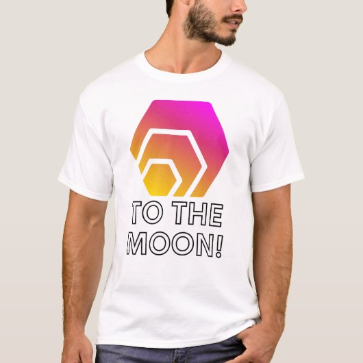 16進数を月に暗号化16進数Altcoin Tシャツ (正面)