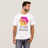 16進数を月に暗号化16進数Altcoin Tシャツ (正面フル)
