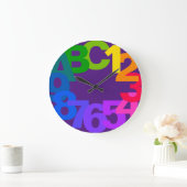 16進数（12時間） ラージ壁時計 (ホーム)