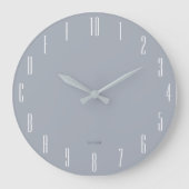 16進法のギーク(狭いところ) ラージ壁時計 (正面)