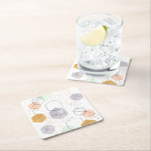 16進法 スクエアペーパーコースター (インサイチュ)