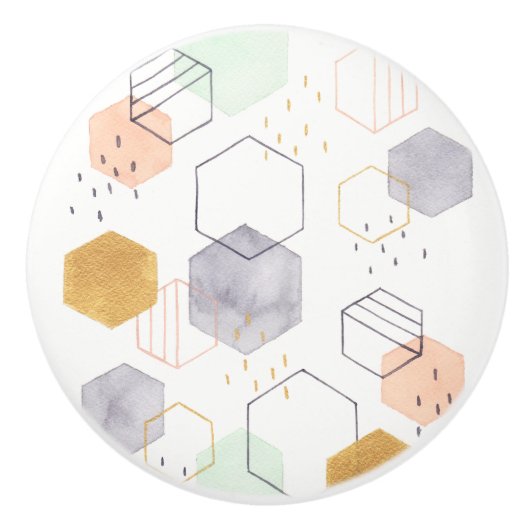 16進法 セラミックノブ (正面)