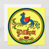 16進記号ウェルカムバード (正面/裏面)