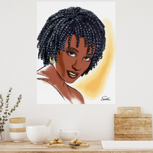 16進 ポスター (キッチン)