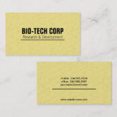 16進 |黄色 名刺 (正面/裏面)