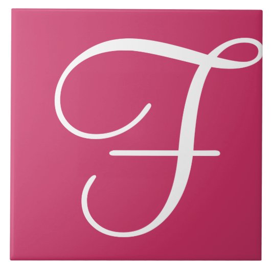 16進Cc3366色数モノグラムセラミックタイル タイル (正面)