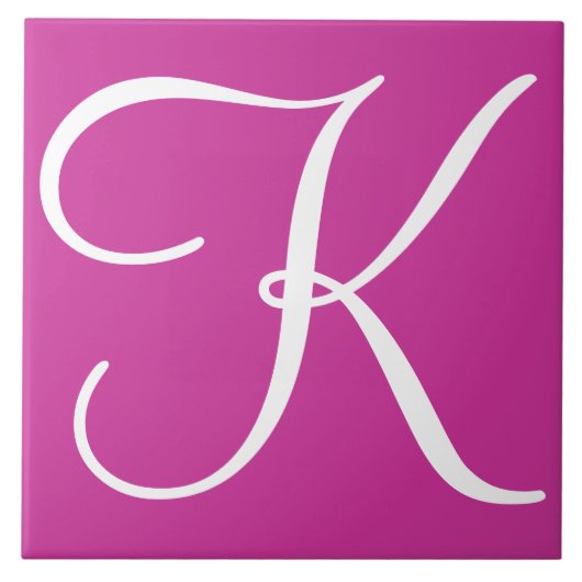 16進Cc3399色数モノグラムセラミックタイル タイル (正面)