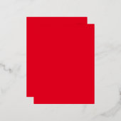 16進E6001D、豆赤 箔シーズンポストカード (正面/裏面)