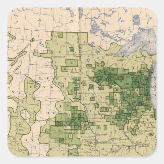 160ライ麦/平方マイル スクエアシール (正面)