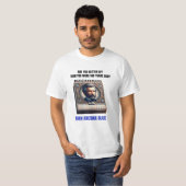 160年前と比べて幸せですか? Tシャツ (正面フル)