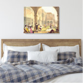 1600年のブラムシルのテラスでのボウル、「A」から キャンバスプリント (インサイチュ (寝室))