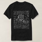 1600年40歳の数学の40歳の誕生日の平方根 Tシャツ (デザイン正面)