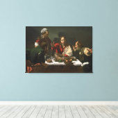 1601年の夕食会 キャンバスプリント (インサイチュ (ウッドフロア))