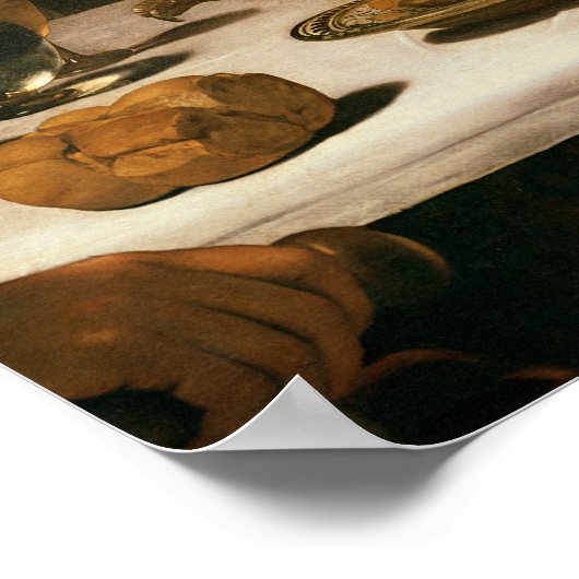 1601年の夕食会 ポスター (角)