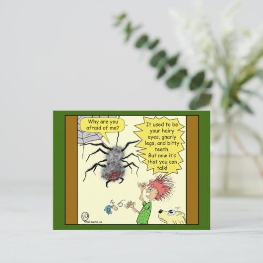 1605クモの漫画を恐れて ポストカード (スタンド正面)