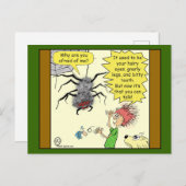 1605クモの漫画を恐れて ポストカード (正面/裏面)