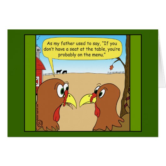 1606感謝祭のテーブルの漫画の席 (正面横)