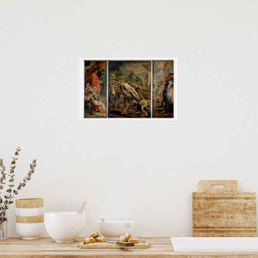 1609-10以前の色彩の鮮やか十字架の上昇( ポスター (キッチン)