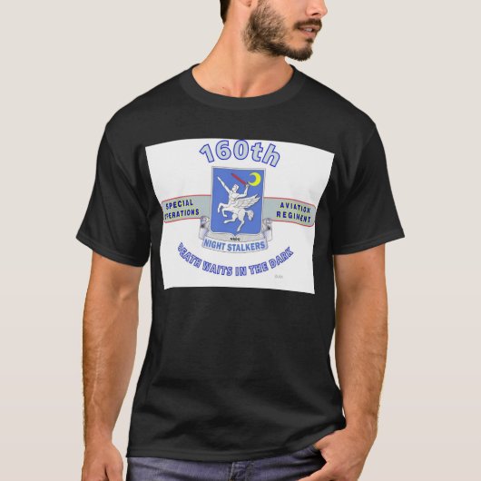 160TH特別運転の航空連隊は上昇します Tシャツ (正面)