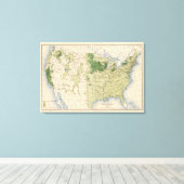 161大麦/平方マイル キャンバスプリント (インサイチュ (ウッドフロア))