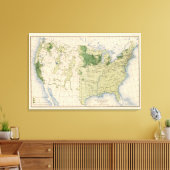 161大麦/平方マイル キャンバスプリント (インサイチュ (リビング))