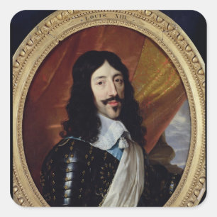 1610年以降のルイ13世のポートレート スクエアシール