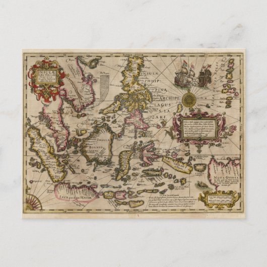 1613ルネッサンスの地図 ポストカード (正面)