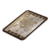 1617年頃ウィレム・ブラウによるヨーロッパの古地図 マグネット (左側)