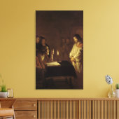 1617年、大祭司の前のキリスト キャンバスプリント (インサイチュ (リビング))