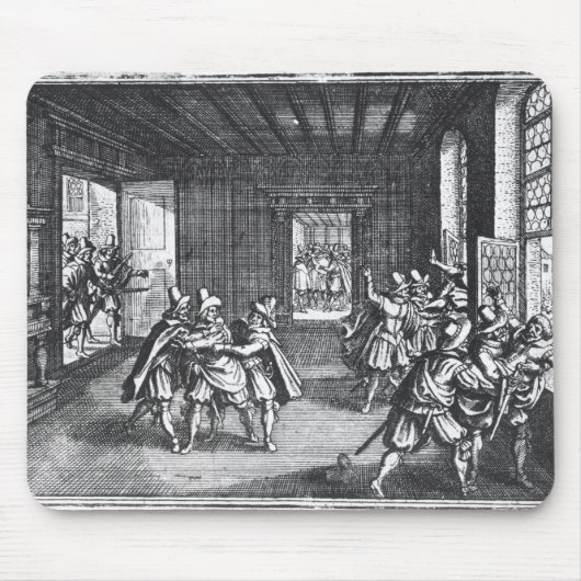 1618年にプラハのDefenestration マウスパッド (正面)
