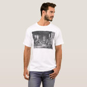 1618年にプラハのDefenestration Tシャツ (正面フル)