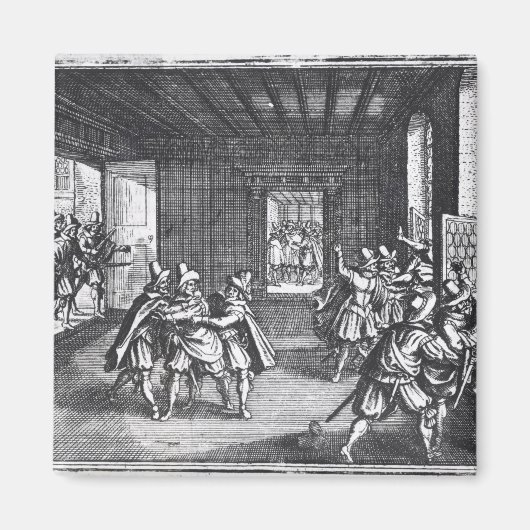 1618年のプラハの防衛術 マグネット (正面)