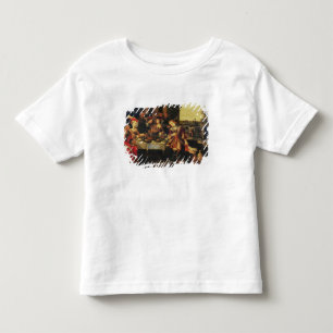 1618年のリッチマンテーブルのラザロ(カンヴ油) トドラーTシャツ