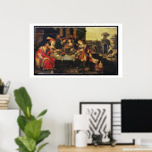 1618年のリッチマンテーブルのラザロ(カンヴ油) ポスター (ホームオフィス)