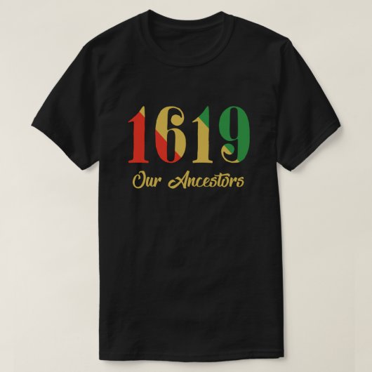 1619先祖Tシャツ Tシャツ (デザイン正面)