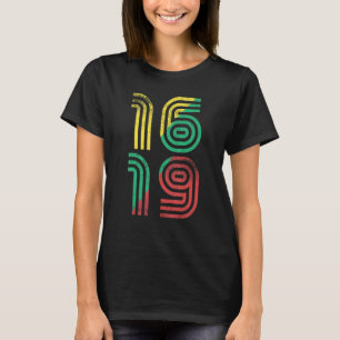 1619我々の祖先伝統ヴィンテージアフリカのアメリカ Tシャツ