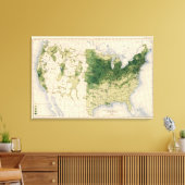 162ヘイ、飼料/平方マイル キャンバスプリント (インサイチュ (リビング))