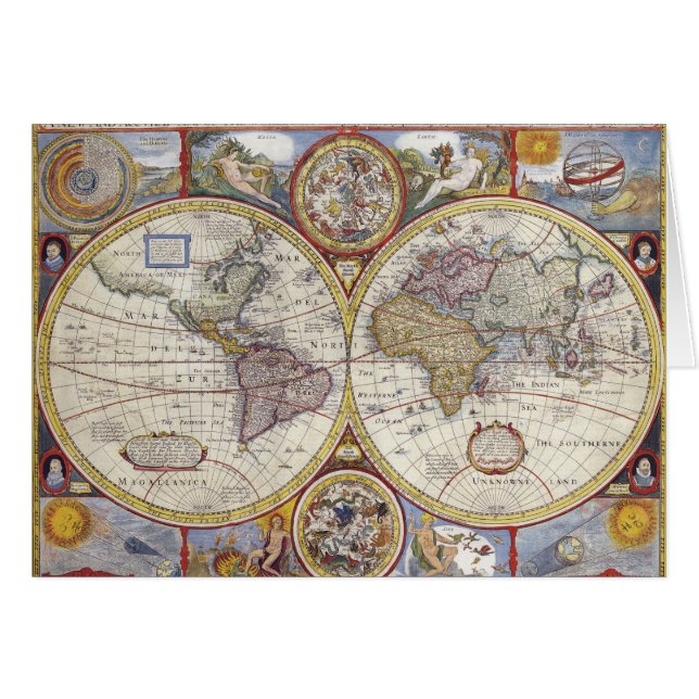 1626年からの世界地図 (正面横)
